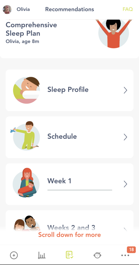 Huckleberry App Review - Sleep Plan